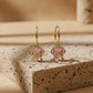 Celestia Pink Heart Bow Earrings jewellery product view 3