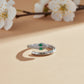 Regal Emerald Eye Serpent Statement Ring jewellery product view 1