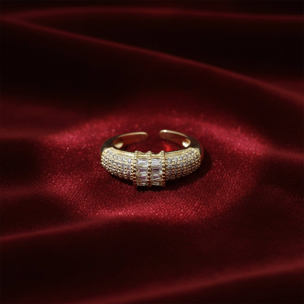 Imperial Baguette Luxe Zircon Ring jewellery product view 4