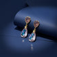 Pink Teardrop Elegance Earrings jewellery product view 4