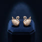 Aurora Grace Swan Earrings jewellery product view 5
