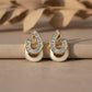 Zircon Arc Statement Earrings jewellery product view 1