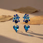 Blue Blossom Dangle Earrings jewellery product view 2