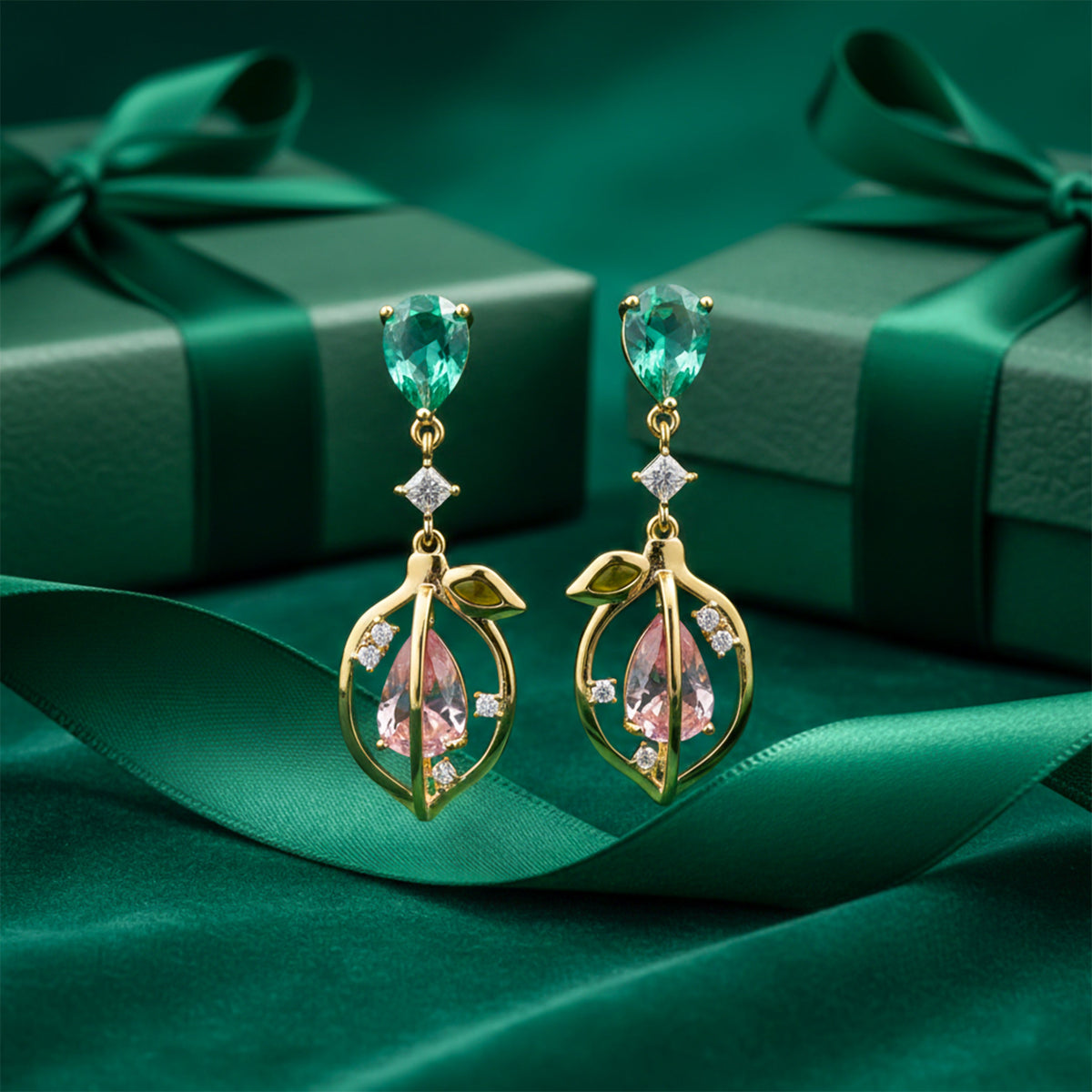 Enchanted Orchard Luxe Earrings jewellery product view 4
