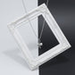 Elegant Silver Heart & Pearl Bow Necklace jewellery product view 5