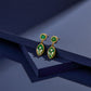 Luxe Botanical Emerald Pearl Earrings jewellery product view 5