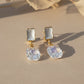 Iridesa Crystal Drop Earrings jewellery product view 2