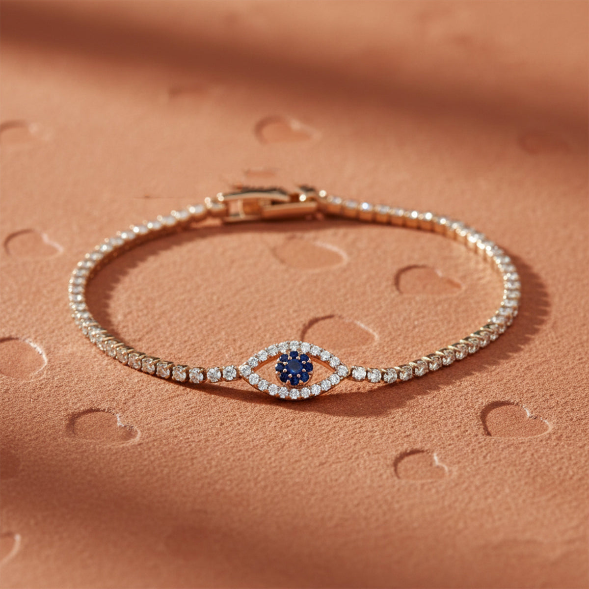 AuraShield Diamond Evil Eye Bracelet jewellery product view 5
