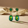 Serene Emerald Glow Earrings jewellery product view 1
