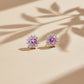 Rose Glow Floral Halo Earrings jewellery product view 5