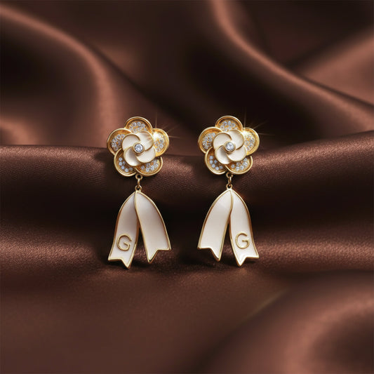 Aurelia Floral Grace Earrings jewellery product view 1