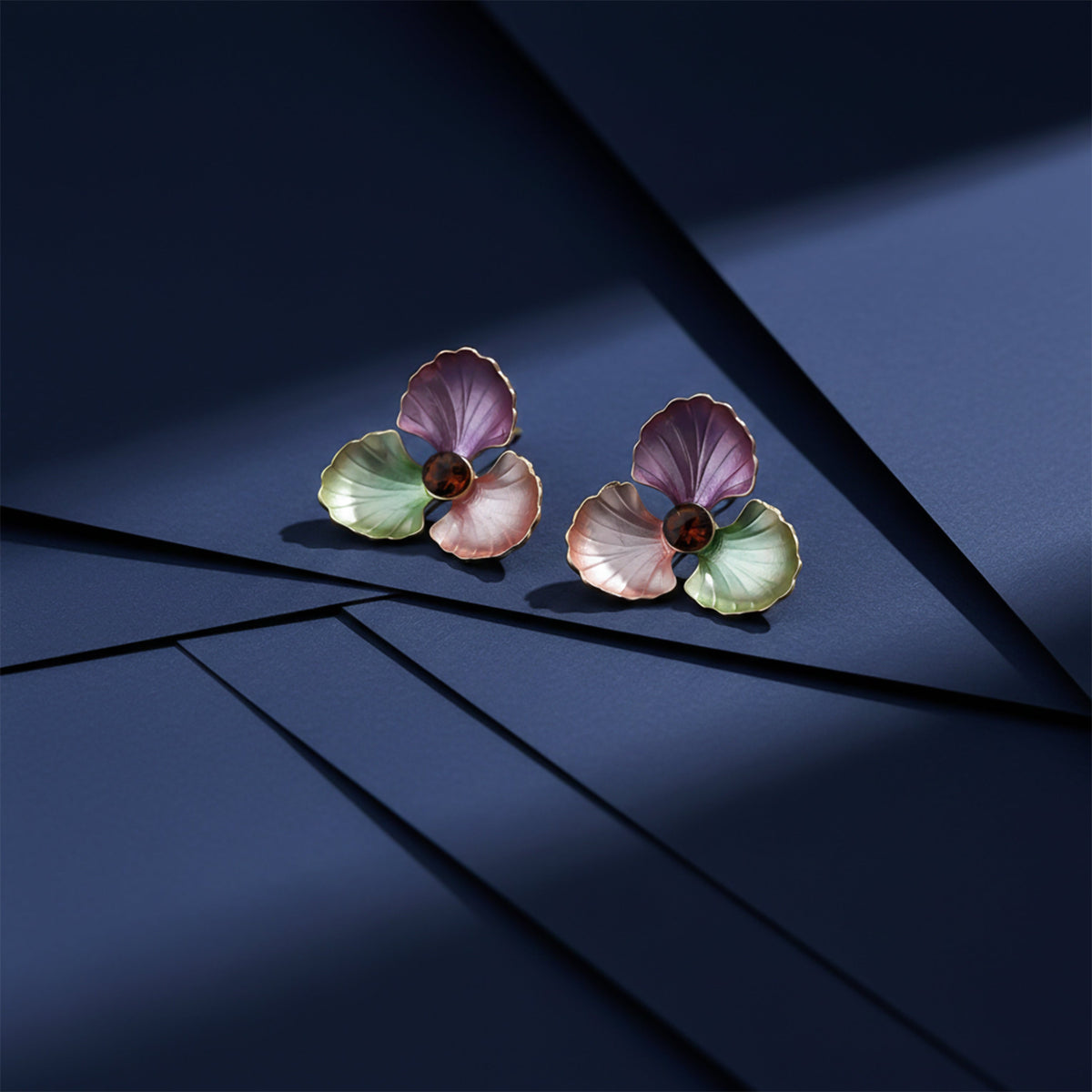 Pastel Bloom Luxe Earrings jewellery product view 5