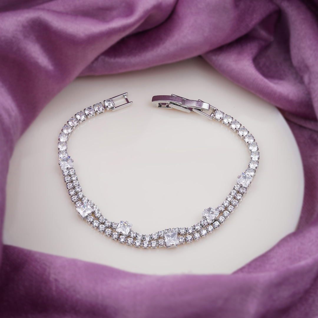 Royal Ice Diamond Tennis Bracelet jewellery product view 4