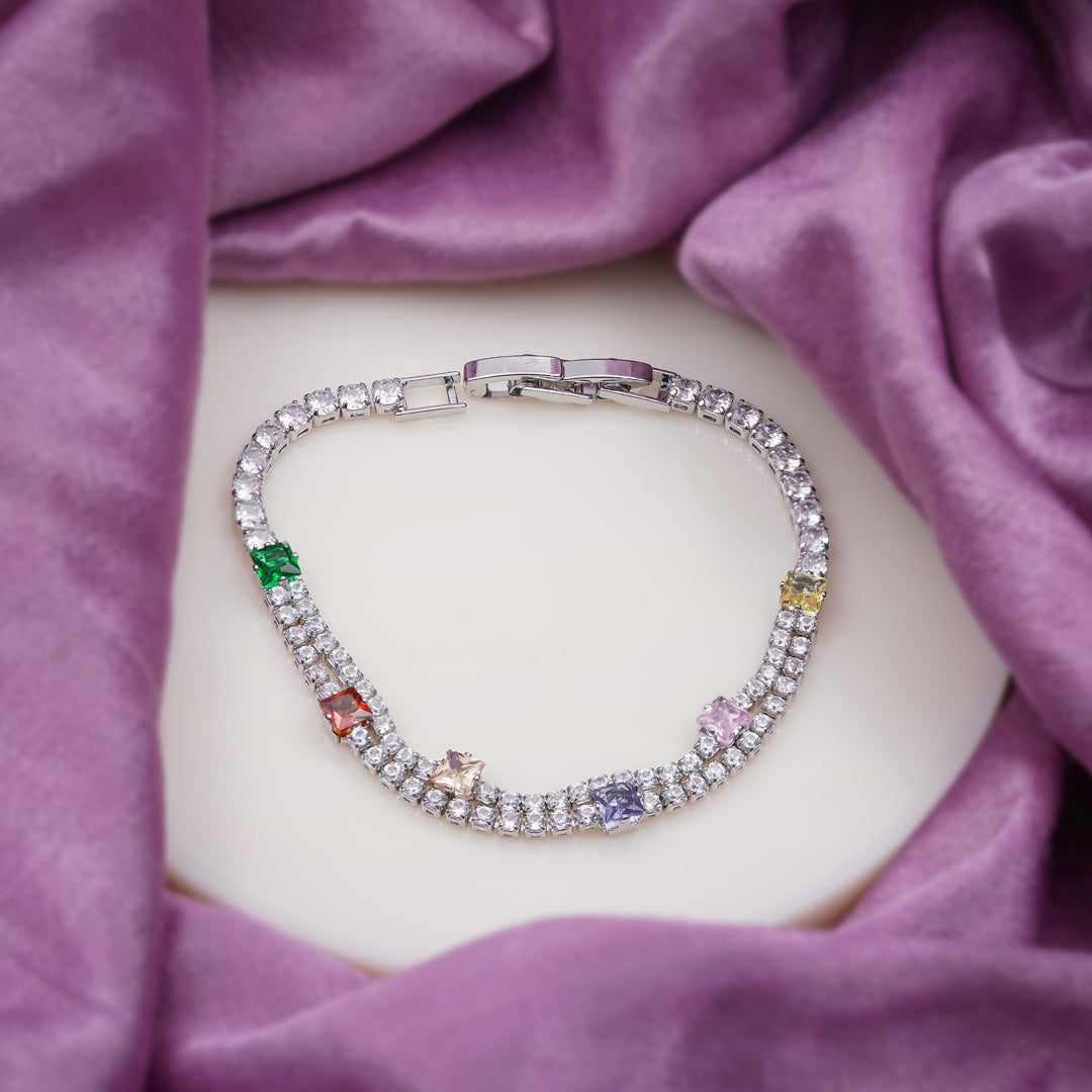 Elysian Rainbow Luxe Bracelet jewellery product view 4