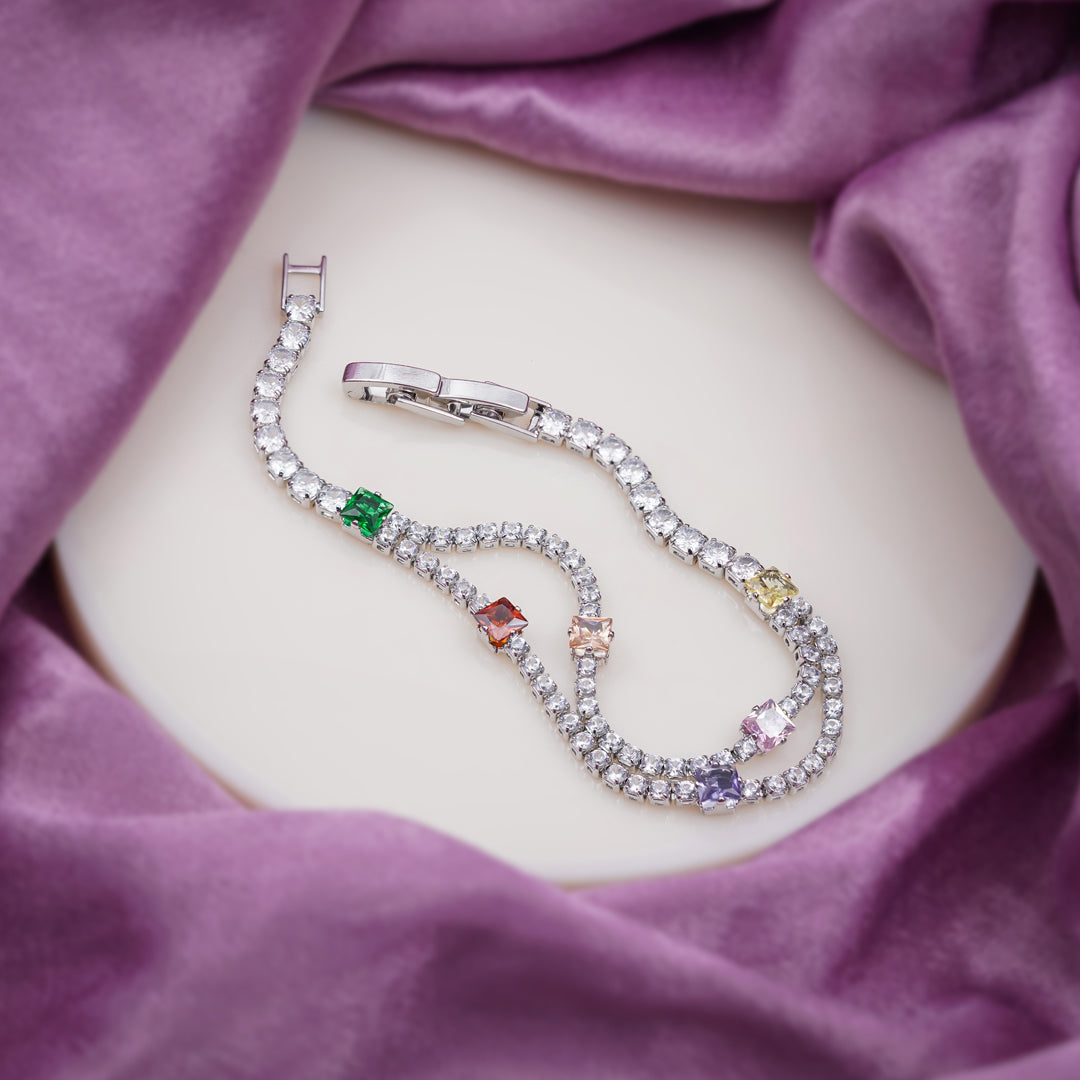Elysian Rainbow Luxe Bracelet jewellery product view 5