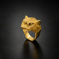 Gold Panther Stealth Band Ring jewellery product view 1