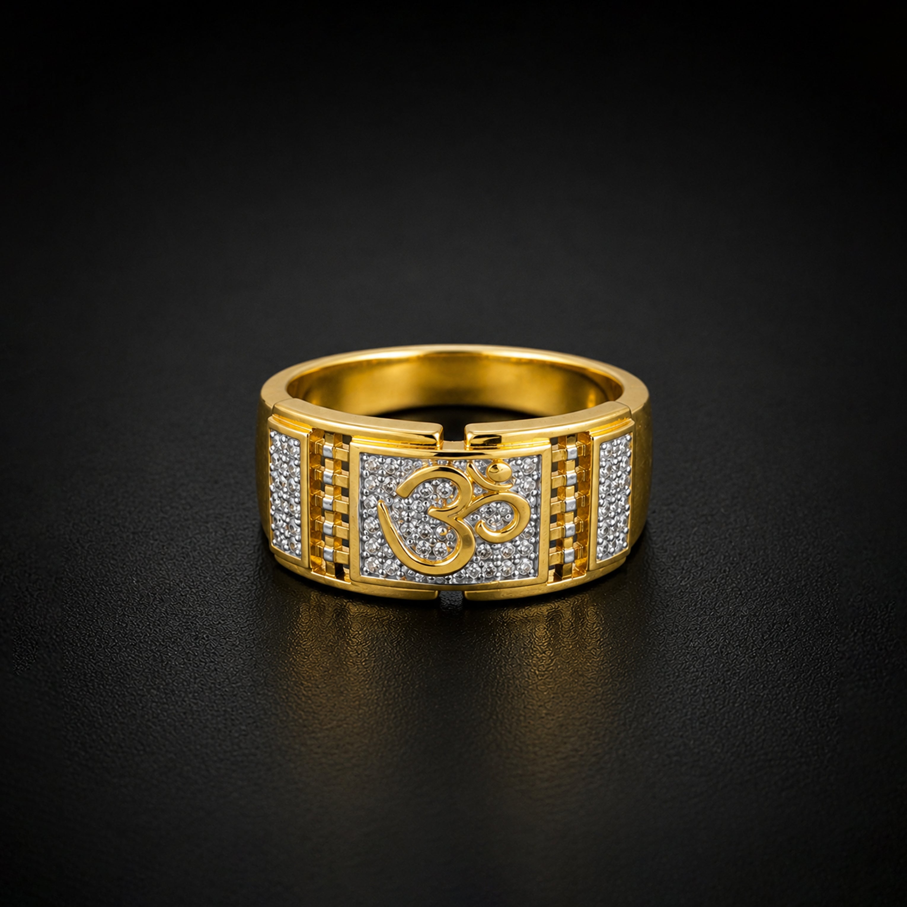Om Raj Ring jewellery product view 1
