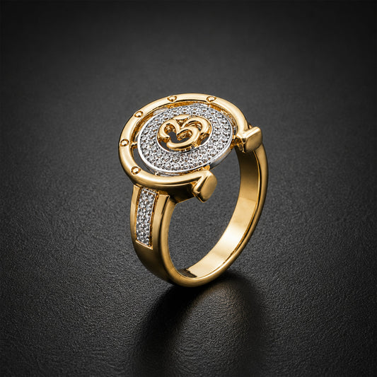 Celestial Om Bliss Ring jewellery product view 1