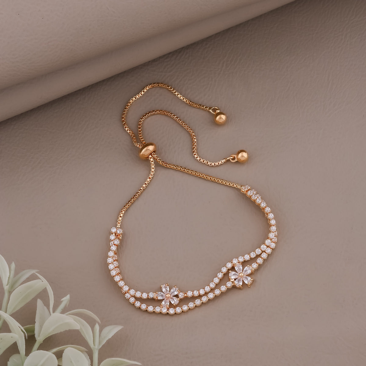 Aashika Adjustable Slider Bracelet jewellery product view 2