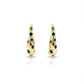 LuxeNova Colorstone Hoop Earrings jewellery product view 11