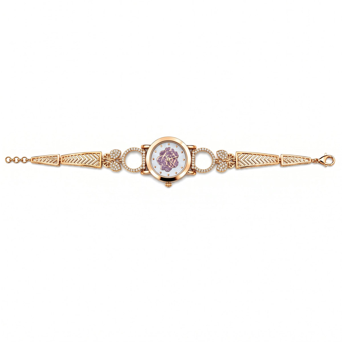 Elara Luxe Rose Gold Watch jewellery product view 3
