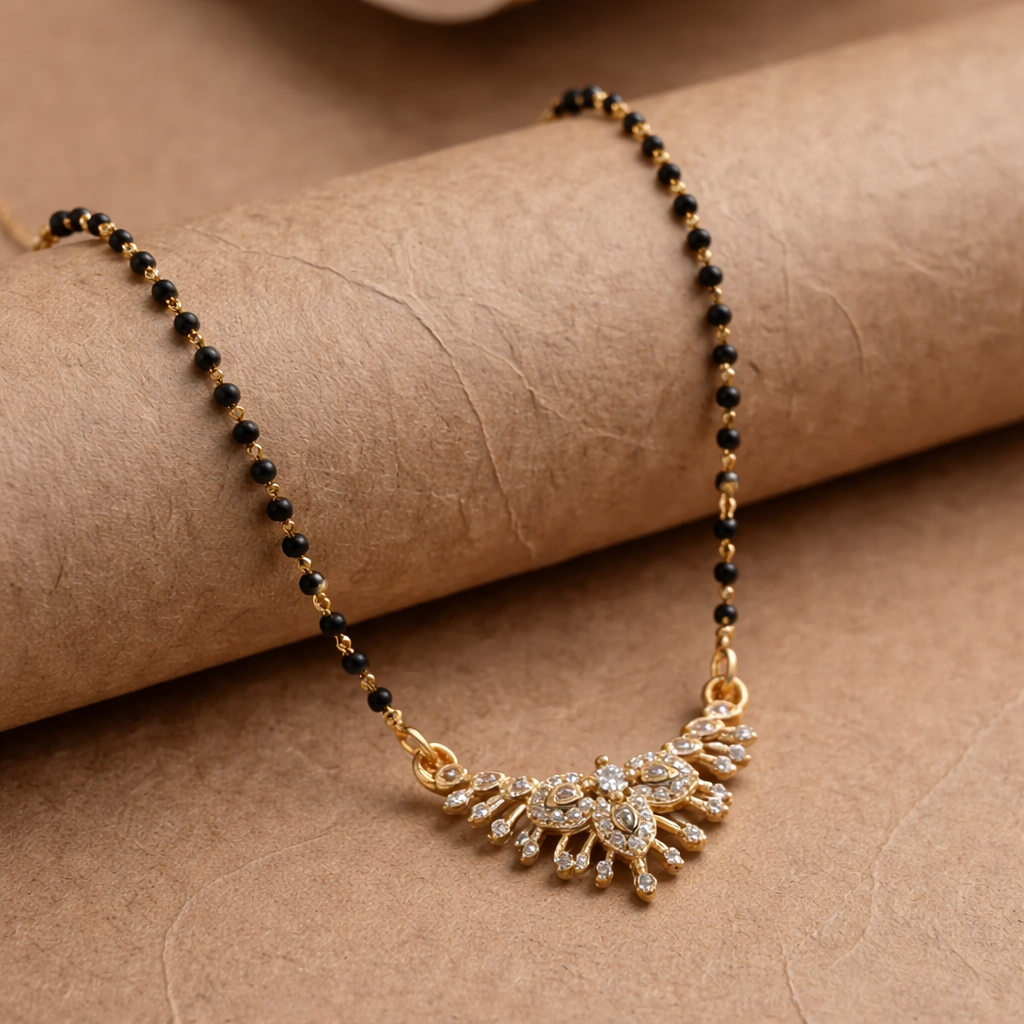 Swarn Pushpa Mangalsutra style 1 jewellery product view 1