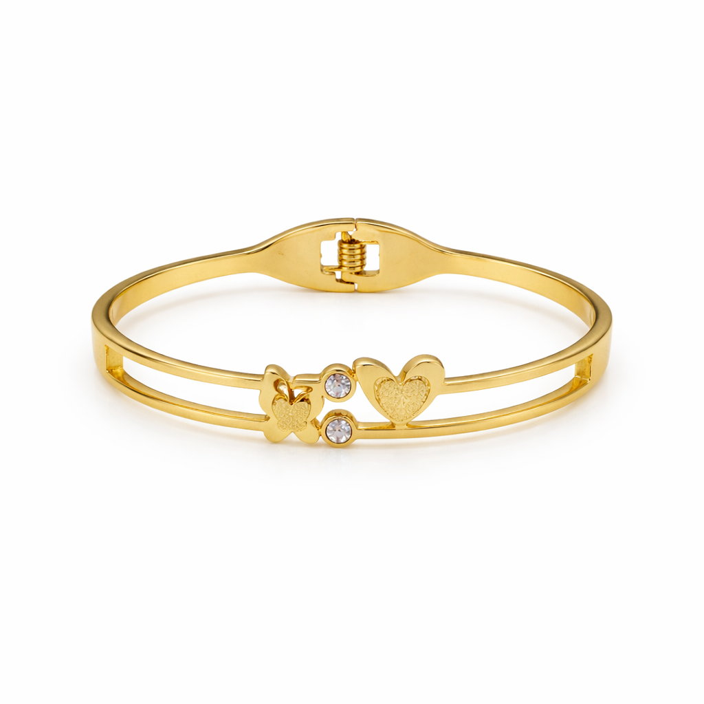 Butterfly Heart Luxe Kada jewellery product view 1