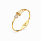 Divine Love Heart Gold Bracelet Kada jewellery product view 11