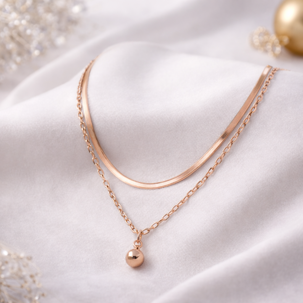 Zyra Twin Grace Necklace jewellery product view 2