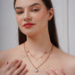 Hearts in Harmony Dual Layer Necklace jewellery product view 4