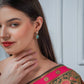 Veloura Emerald Glow Drop Earrings jewellery product view 6