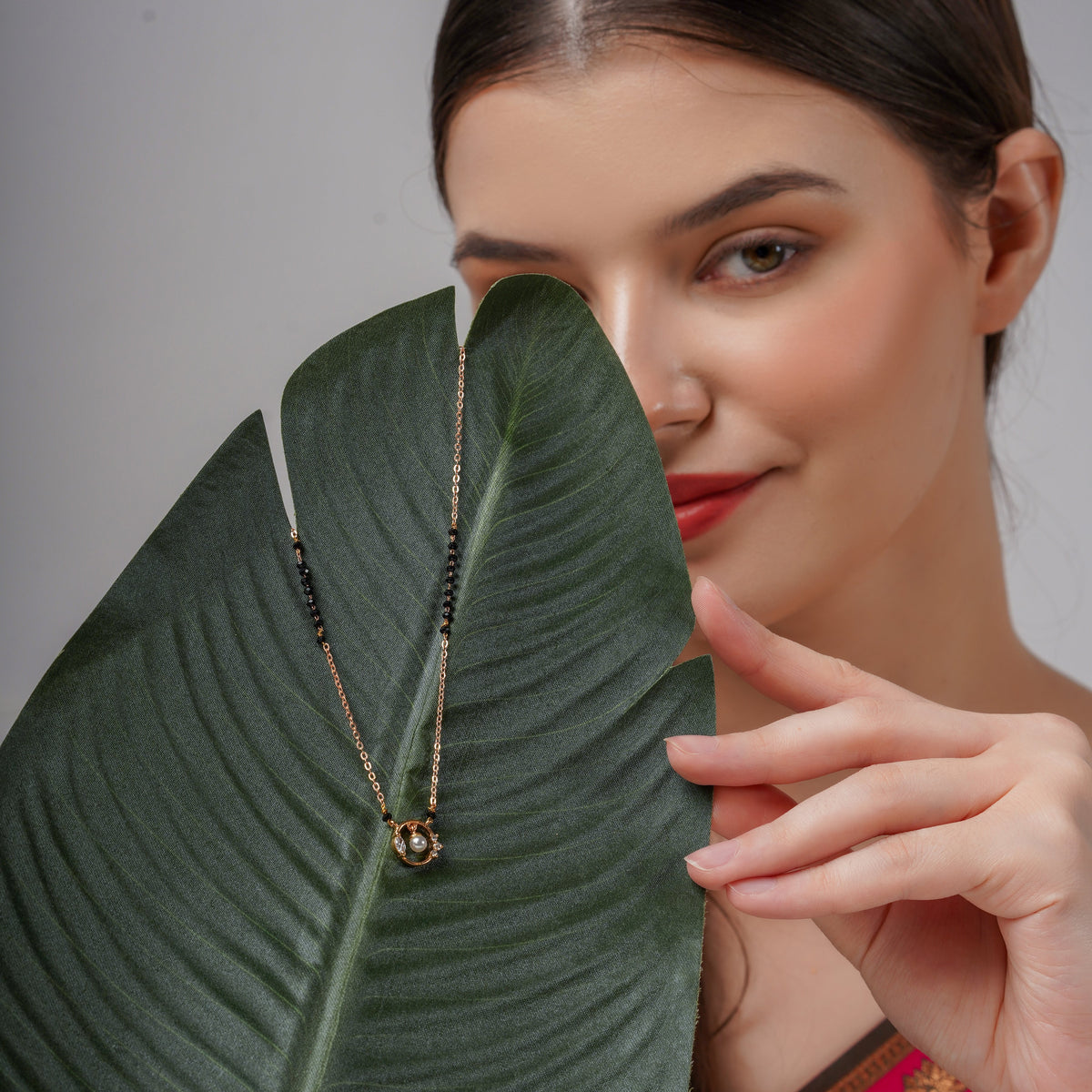 Diyela Pearl Mangalsutra jewellery product view 3