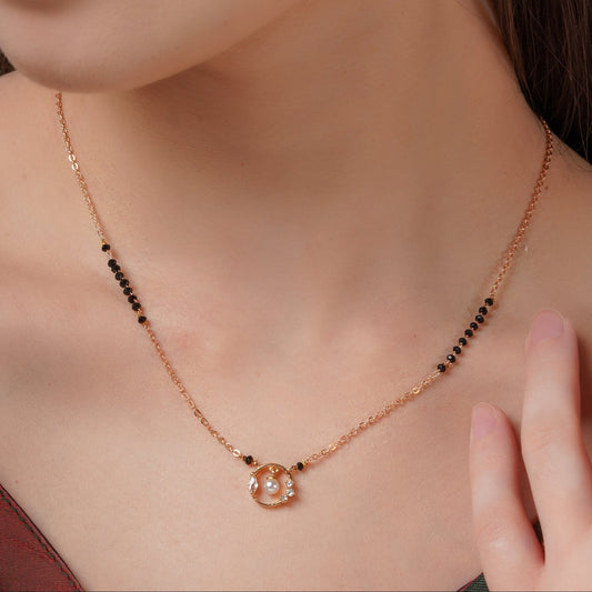 Diyela Pearl Mangalsutra jewellery product view 2