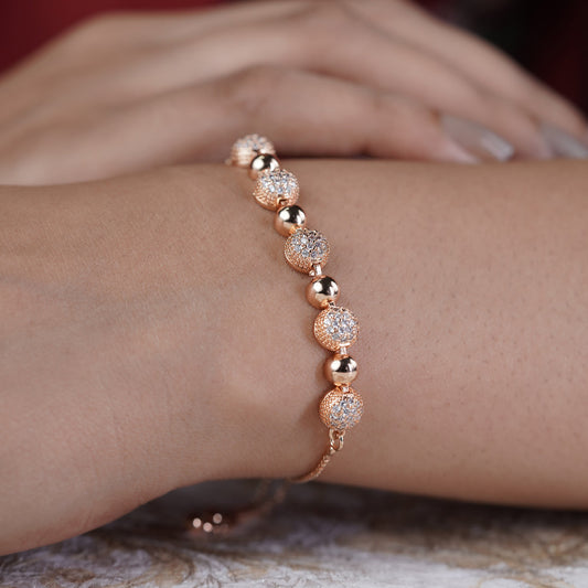 Elite Shine Zircon Slider Bracelet jewellery product view 1
