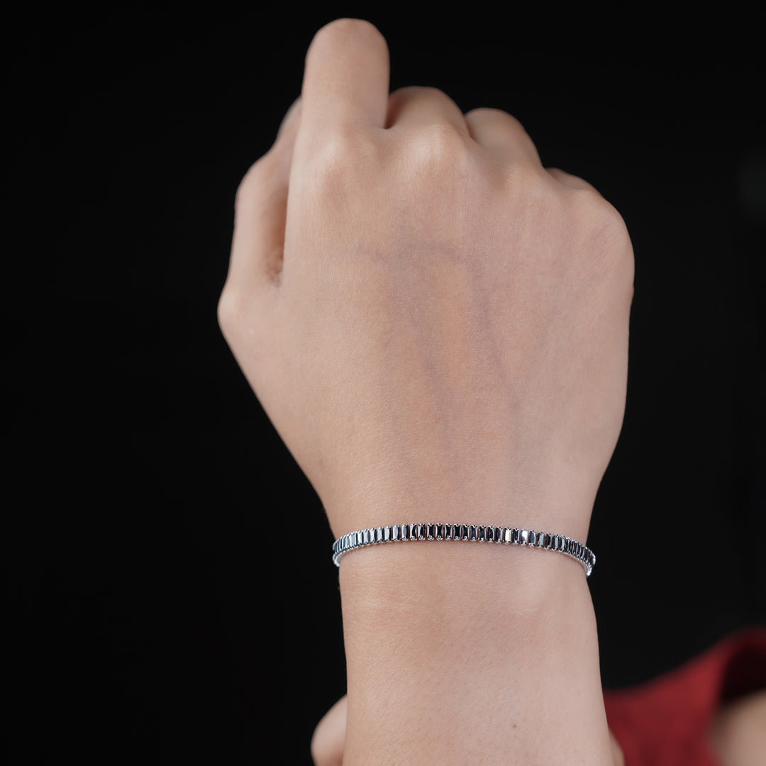 Precision Shine Baguette Bracelet jewellery product view 5