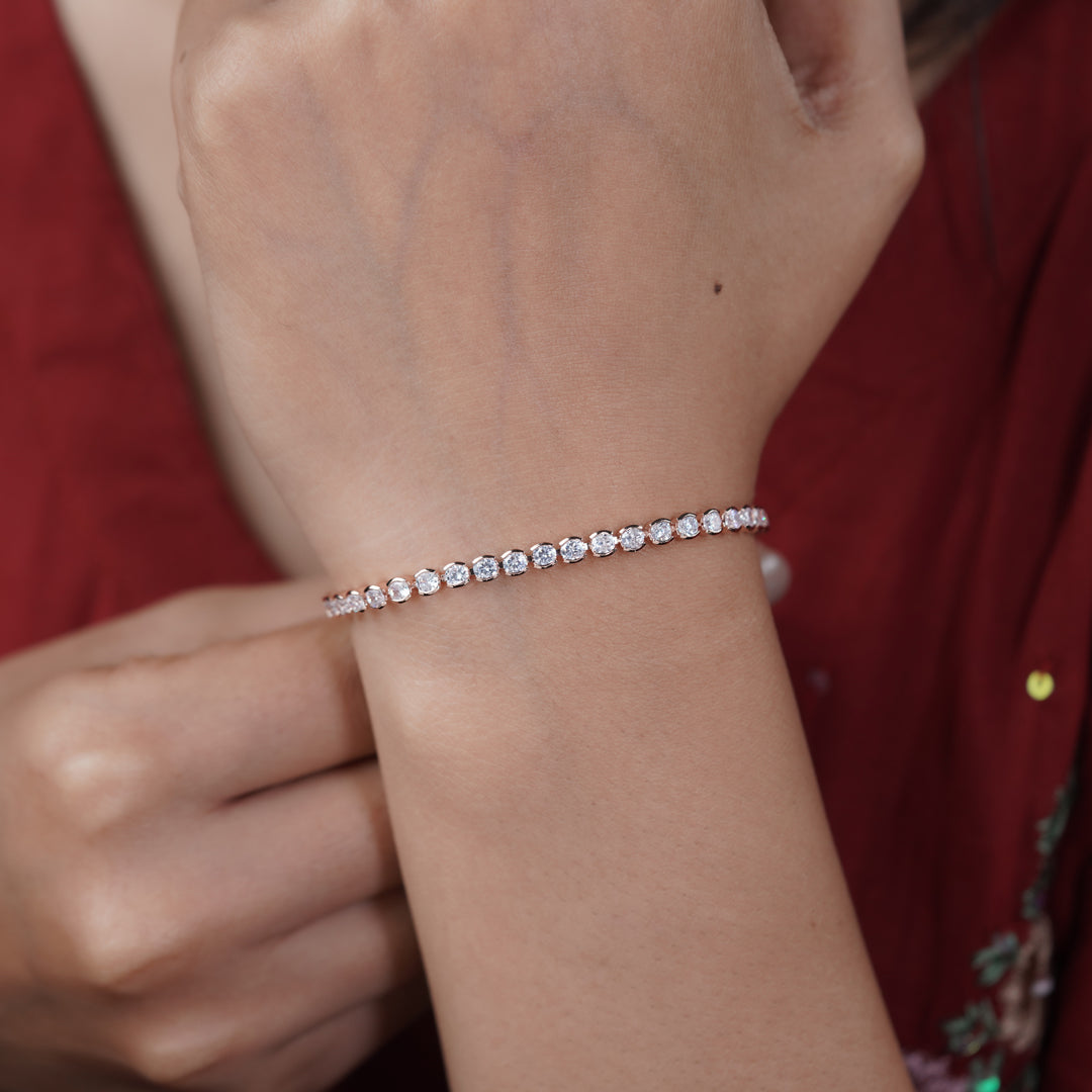 Radiant Line Crystal Bracelet jewellery product view 6