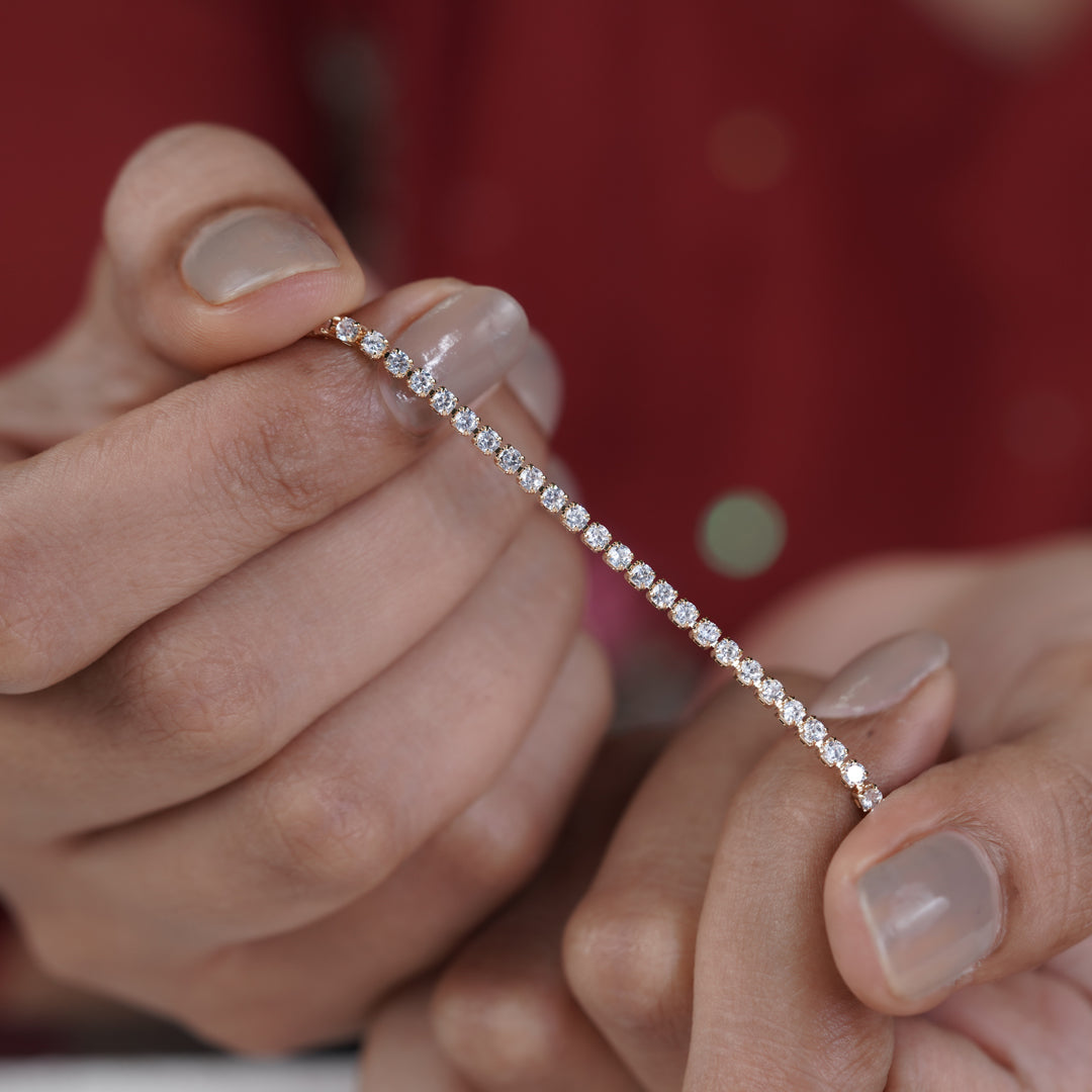 Radiant Line Crystal Bracelet jewellery product view 8