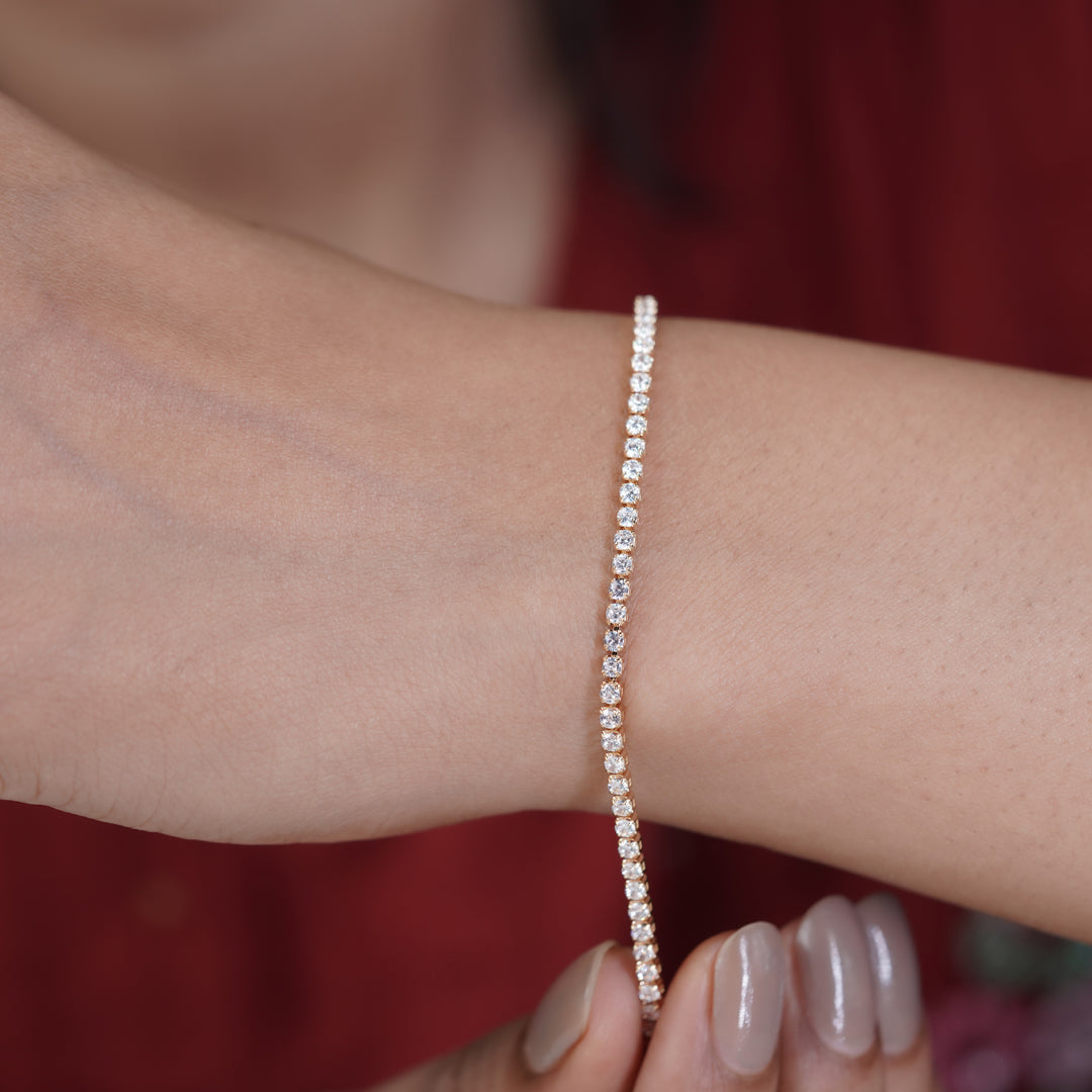 Luxpenny Imperial Glow Tennis Bracelet jewellery product view 8