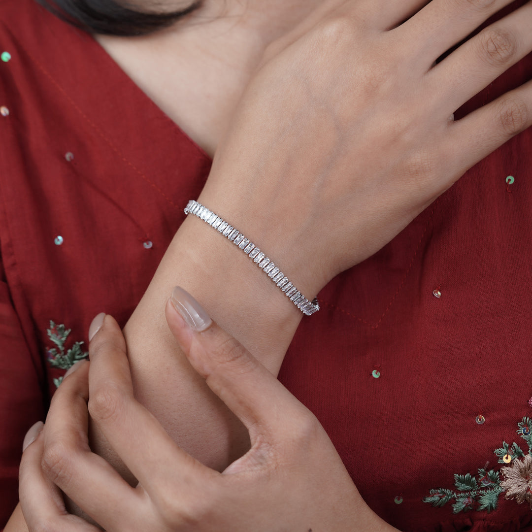 Glaciera Elite Baguette Bracelet jewellery product view 14