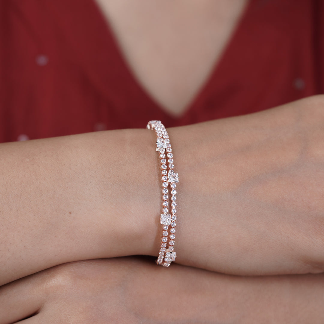 Queen’s Blush Diamond Bracelet jewellery product view 9