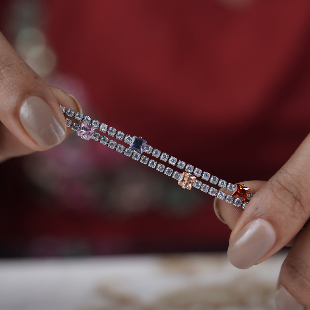 Elysian Rainbow Luxe Bracelet jewellery product view 7