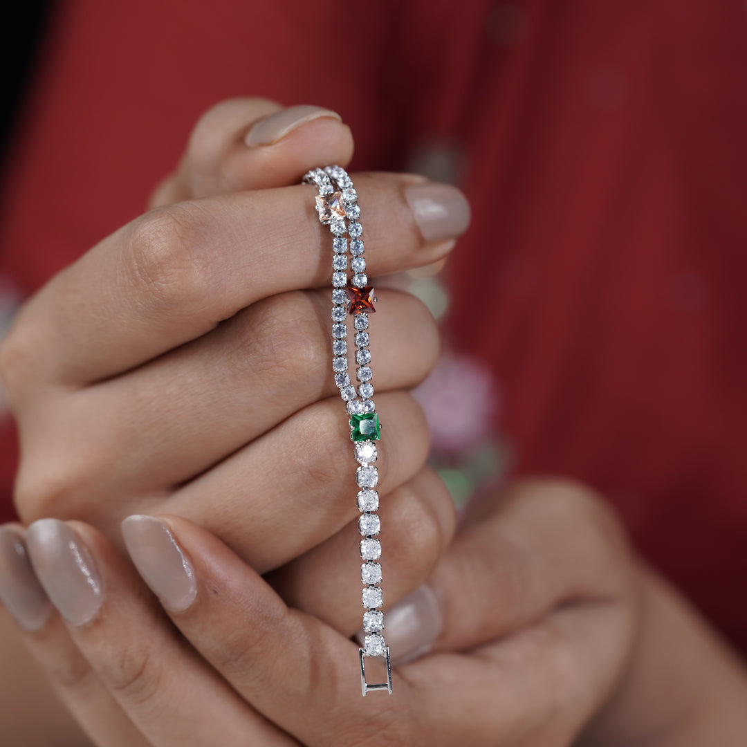 Elysian Rainbow Luxe Bracelet jewellery product view 8