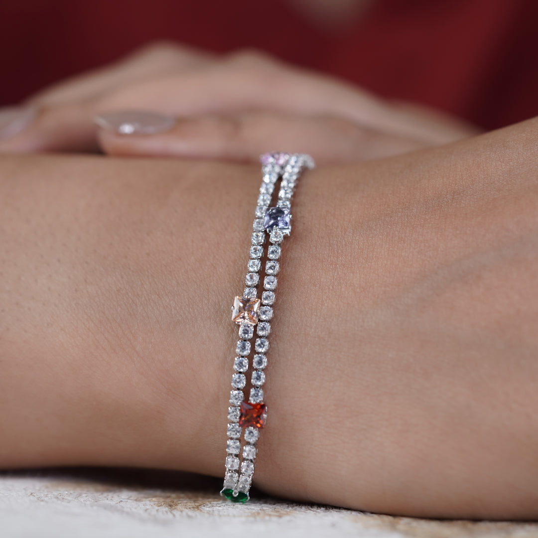 Elysian Rainbow Luxe Bracelet jewellery product view 12