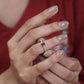 Blush Pink Sapphire Diamond Ring jewellery product view 10