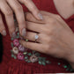 Eterna Flower Diamond Halo Ring jewellery product view 10