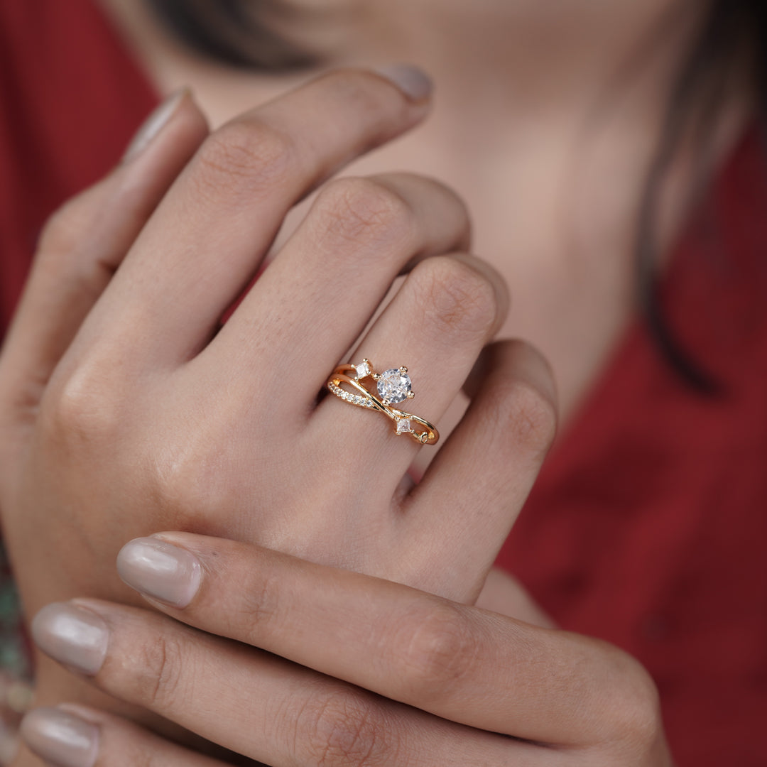 Celestia Infinity Solitaire Ring jewellery product view 5
