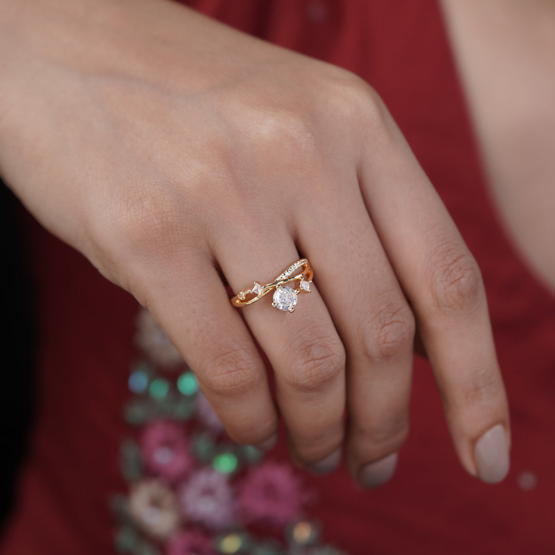 Celestia Infinity Solitaire Ring jewellery product view 8