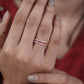 Luxpenny Ruby Royale Baguette Ring jewellery product view 8
