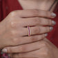 Luxpenny Ruby Royale Baguette Ring jewellery product view 9
