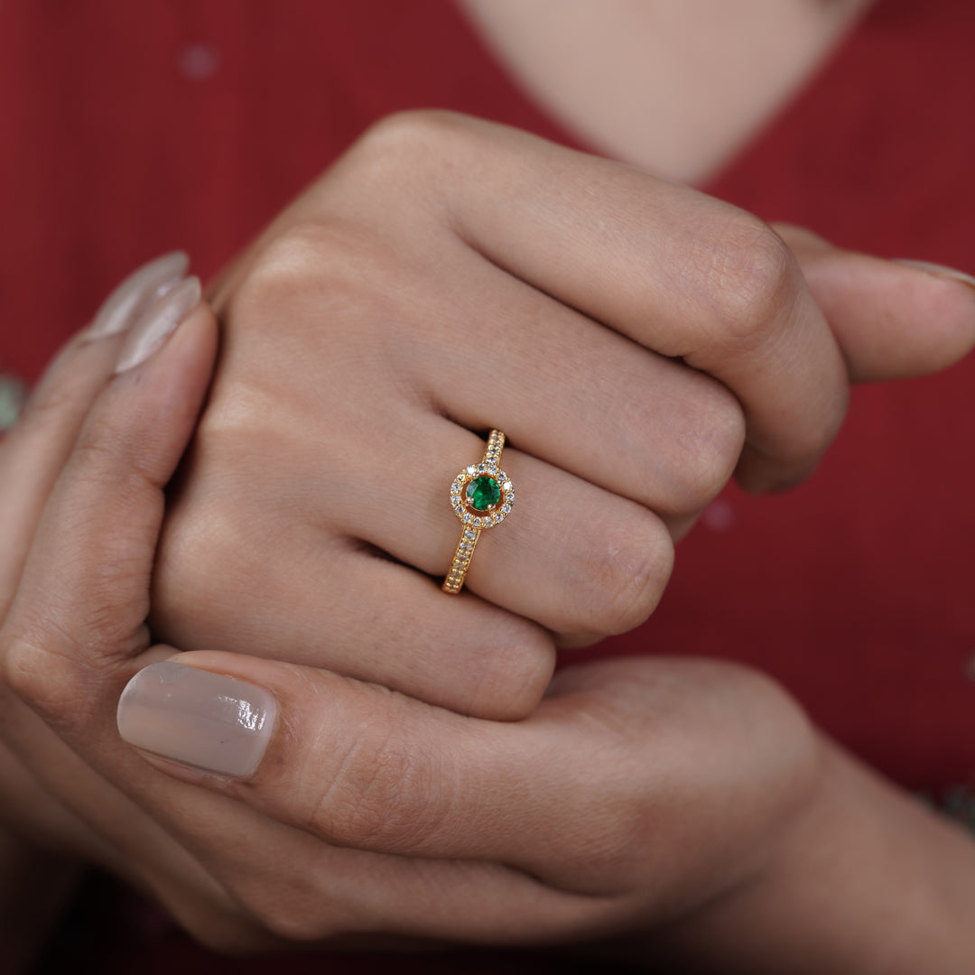 Crown Halo Diamond Ring jewellery product view 9